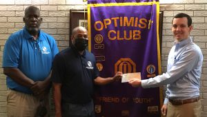 check presentation to boys & girls club